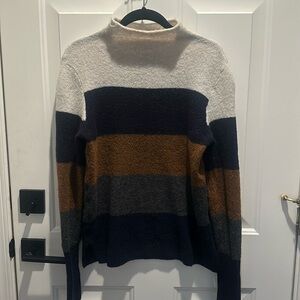 Madewell Soft High Neck Merlino Wool Sweater Size M